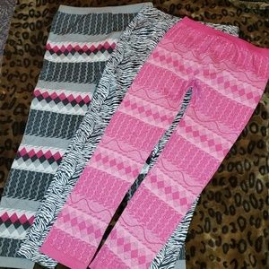 Bundle of 3 different girls leggings for dresses